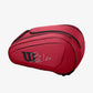 Wilson Bela Super Tour Padel Bag Red which is available for sale at GSM Sports