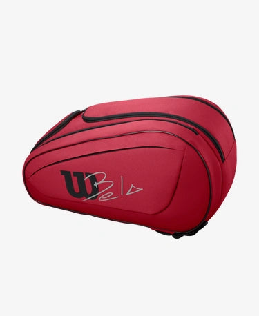 Wilson Bela Super Tour Padel Bag Red which is available for sale at GSM Sports