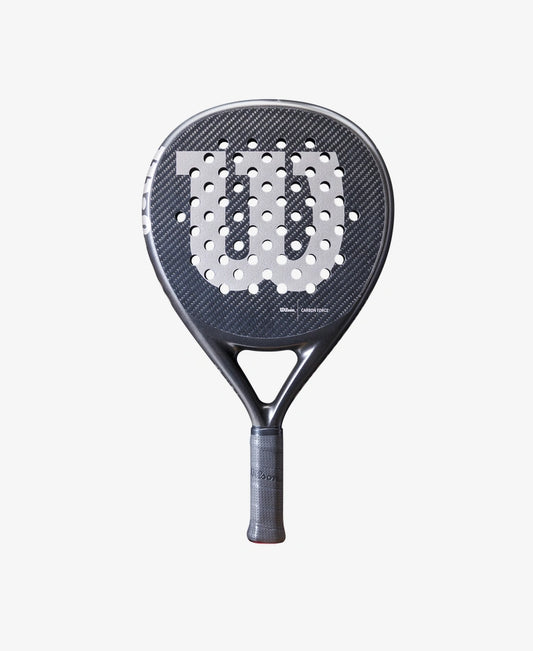Wilson Carbon Force LT Padel Racket which is available for sale at GSM Sports 