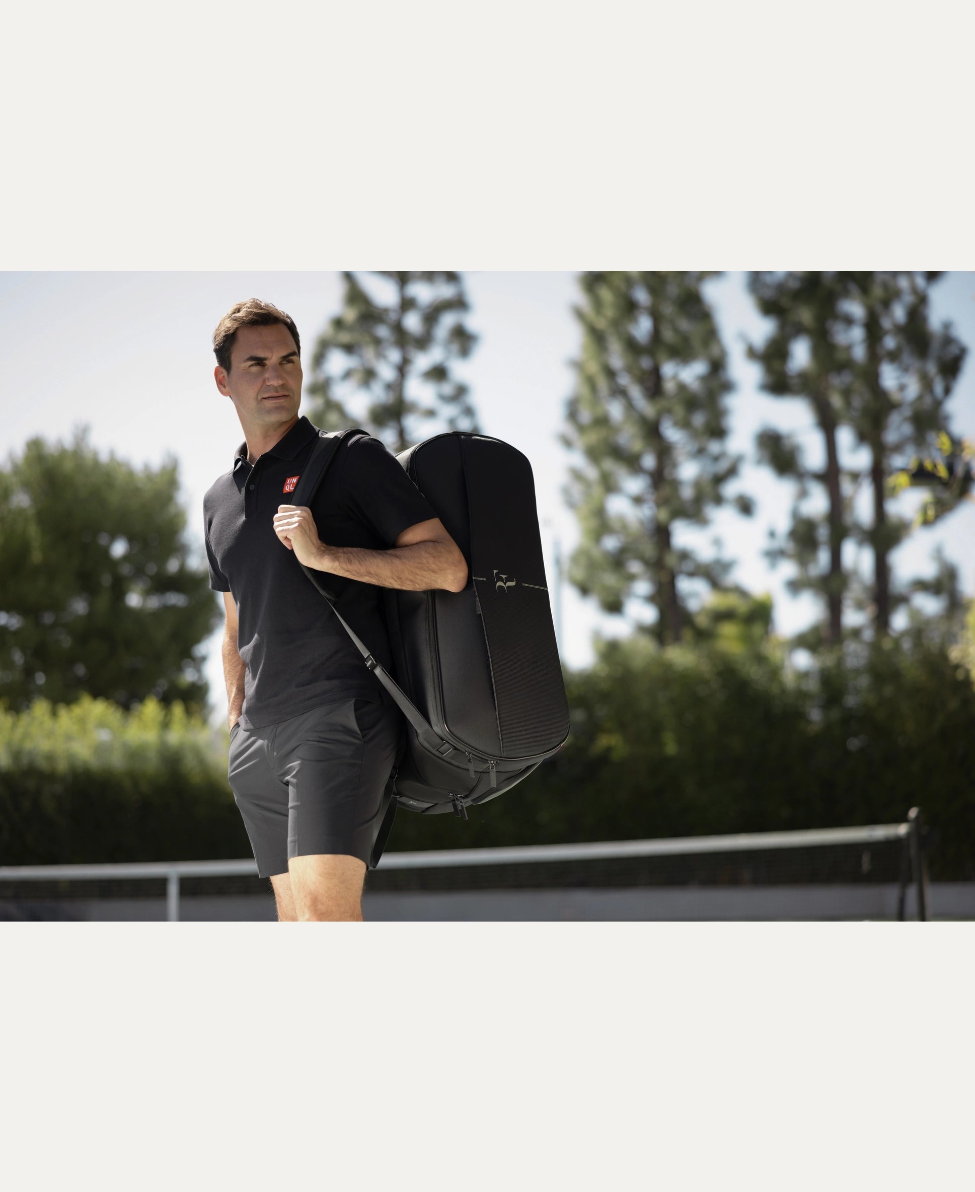 Wilson RF Tournament Racket Bag 9 Pack Black which is available for sale at GSM SportsPack 