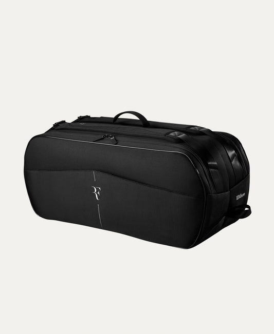 Wilson RF Tournament Racket Bag 9 Pack Black which is available for sale at GSM SportsPack 