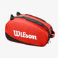 Wilson Tour Red Padel Bag which is available for sale at GSM SportsWilson Tour Red Padel Bag which is available for sale at GSM Sports