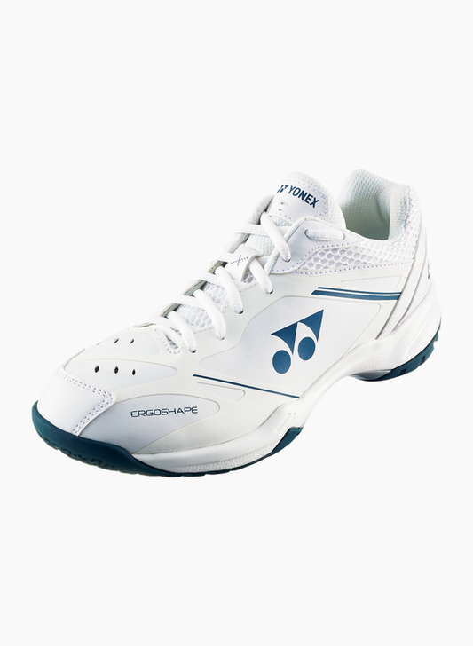 Yonex Power Cushion 65 X White Badminton Shoes which is available for sale at GSM Sports