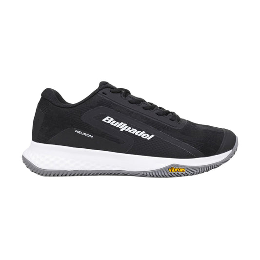 Bullpadel Neuron Vibram 25V Black Padel Shoes which is available for sale at GSM Sports