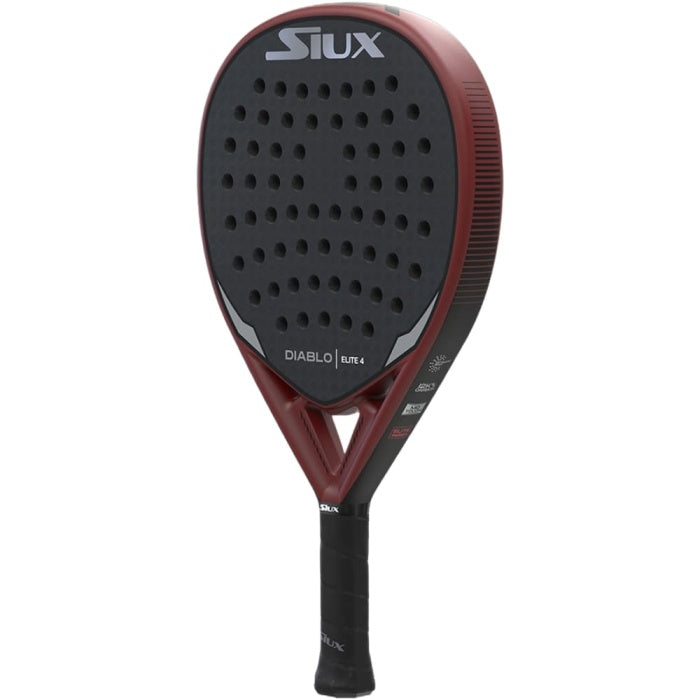 Siux Diablo Elite 4 2025 Padel racket which is available for sale at GSM Sports