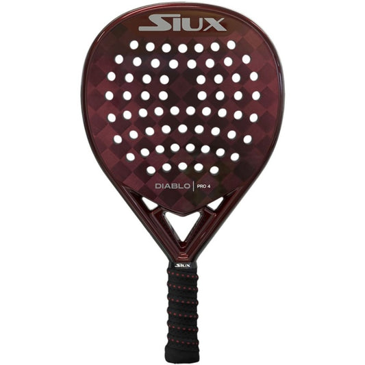 Siux Diablo Pro 4 2025 Padel racket which is available for sale at GSM Sports