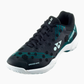 Yonex PPower Cushion Strider Beat Black White Badminton Shoes which is available for sale at GSM Sports