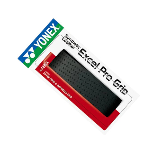 Yonex Synthetic Leather Excel Pro Grip AC128EX - Black which is available for sale at GSM Sports