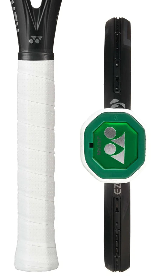 Yonex EZONE 100L Aqua Night Black Tennis Racket which is available for sale at GSM Sports