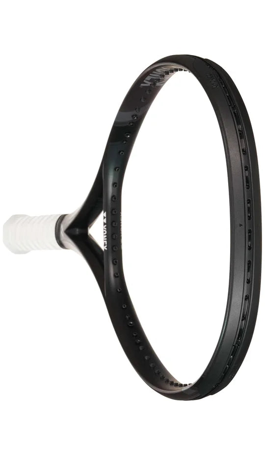 Yonex EZONE 100L Aqua Night Black Tennis Racket which is available for sale at GSM Sports