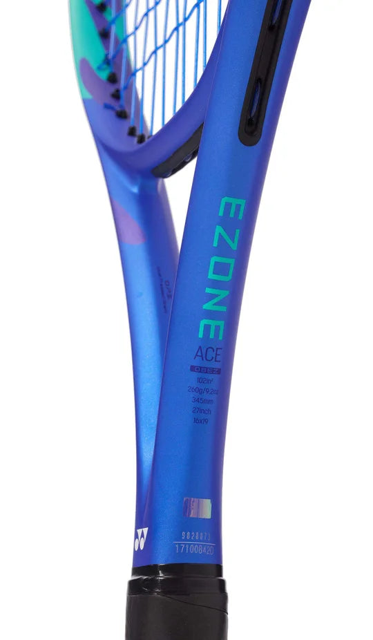 Yonex Ezone Ace Blast Blue Tennis Racket which is available for sale at GSM Sports