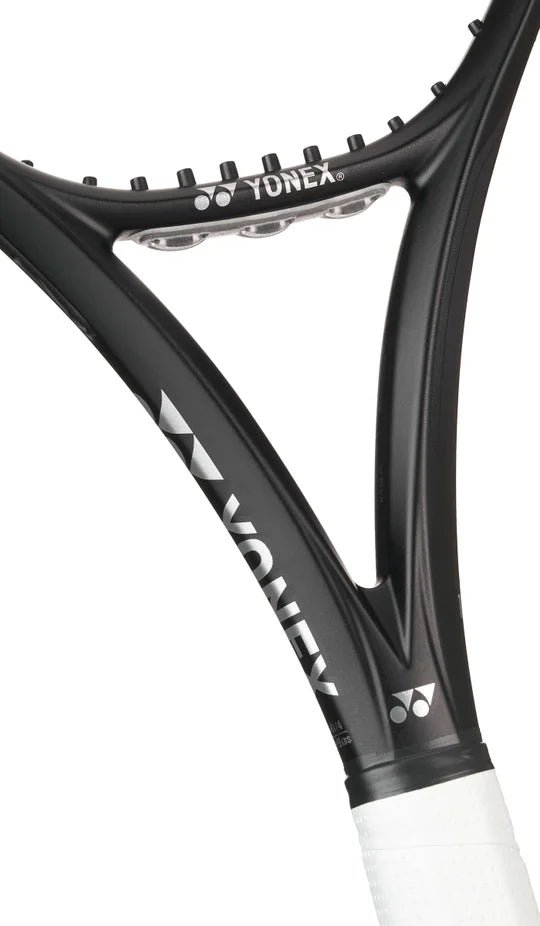 Yonex EZONE 100L Aqua Night Black Tennis Racket which is available for sale at GSM Sports