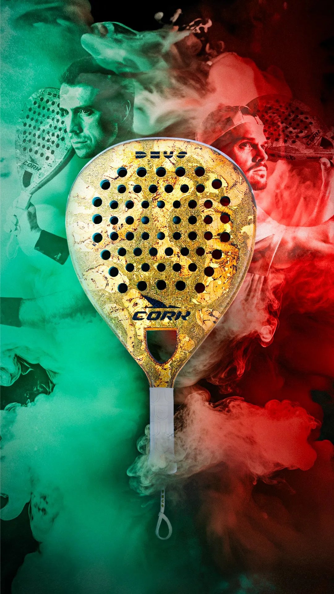 Cork Extreme Deus Padel Racket which is available for sale at GSM Sports