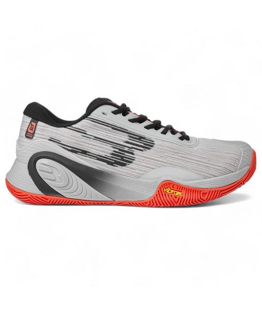 Bullpadel Hack Vibram 25V Grey Padel Shoes which is available for sale at GSM Sports