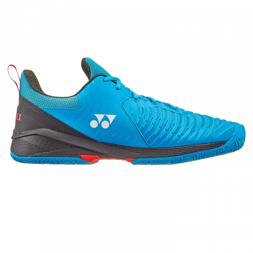 Yonex Power Cushion Sonicage 3 Womens Tennis Shoes- Blue/Black which is available for sale at GSM Sports