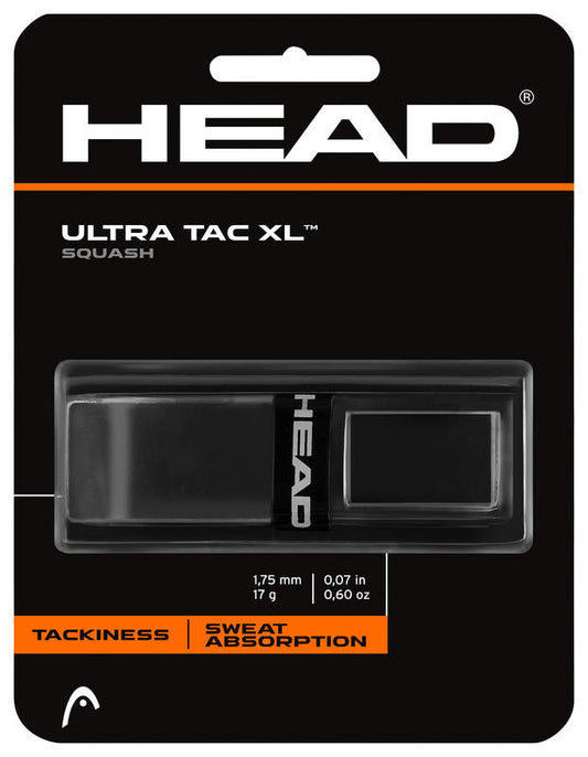Head Ultra Tac XL Squash Grip in black