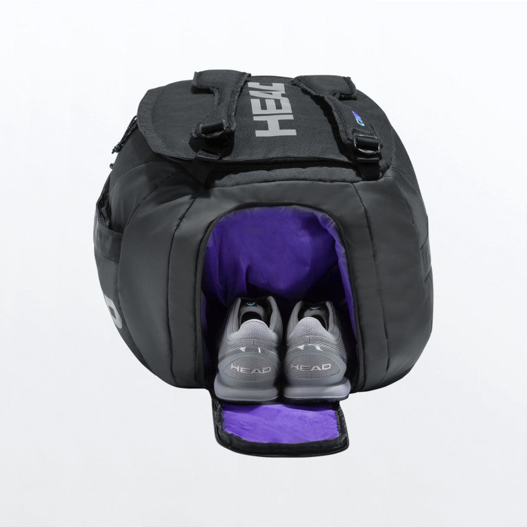 The Head Gravity Sport Bag with shoes inside which is for sale at GSM Sports