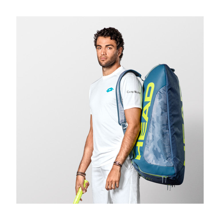 Matteo Berretti with the Head Tour Team Extreme Monsterombi which is for sale at GSM Sports