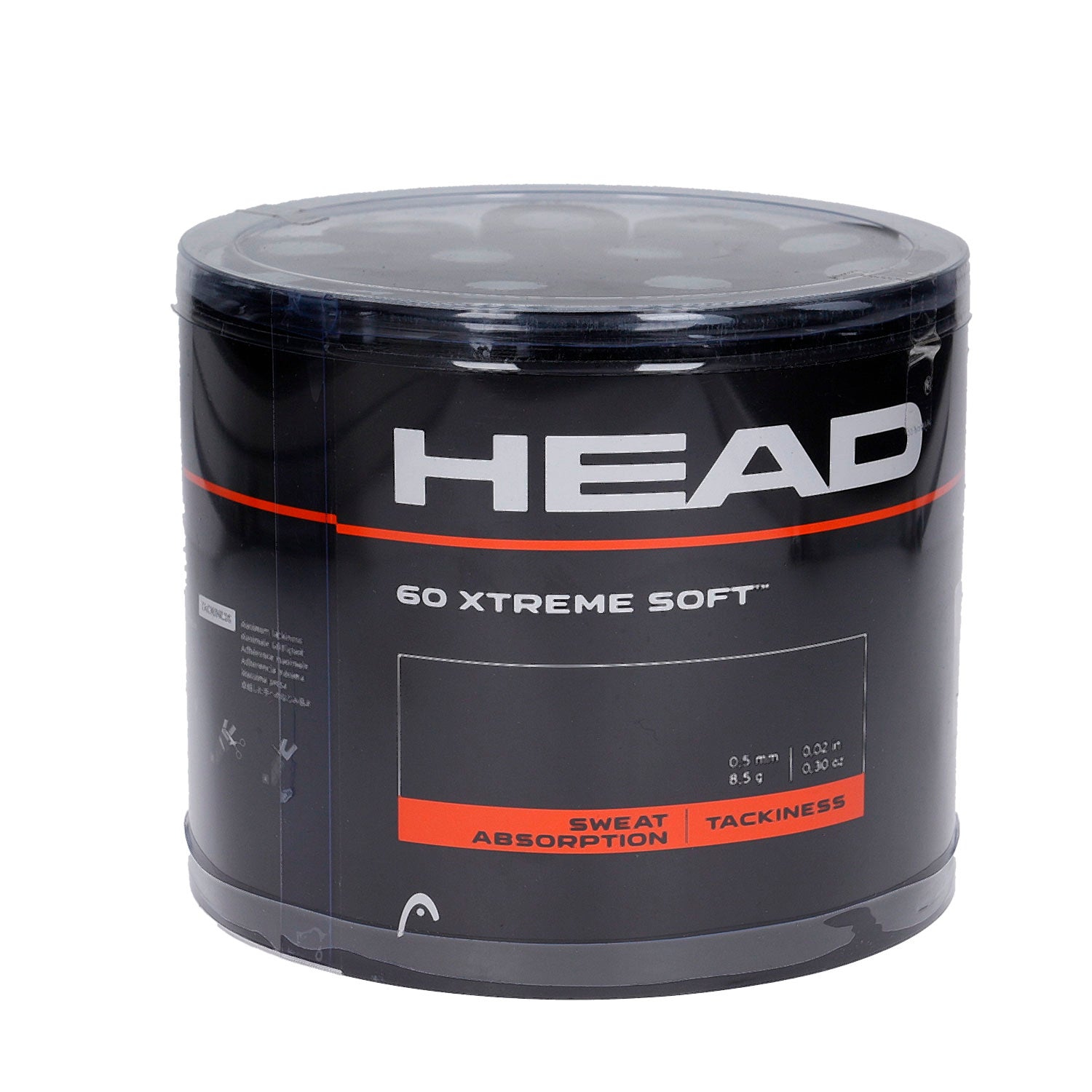 A box of 60 black Head Xtreme Soft Overgrips for sale at GSM Sports