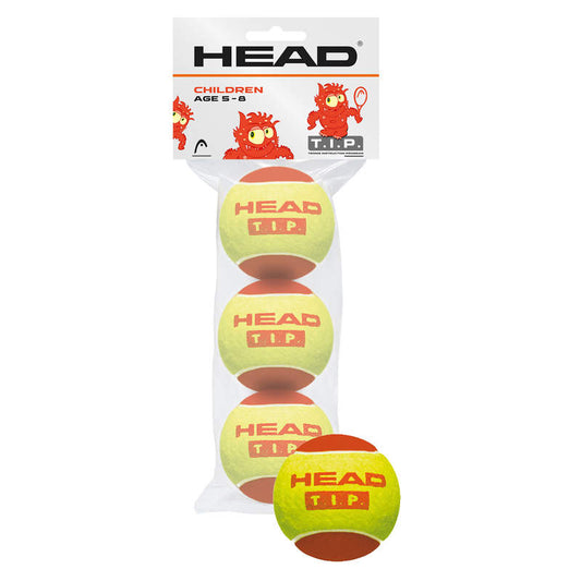 HEAD® T.I.P Red - Pack of 3 balls which is available for sale at GSM Sports