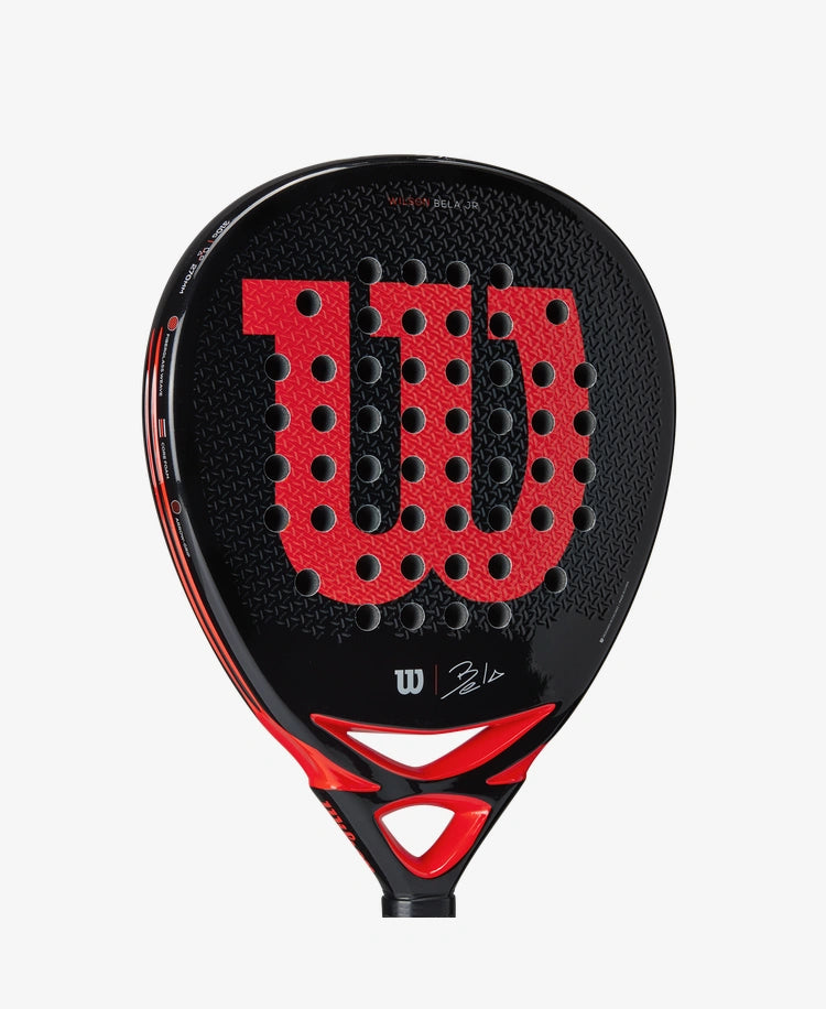 The Wilson Bela Junior Padel Racket available for sale at GSM Sports.