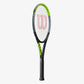 The Wilson Blade 100L V7 Tennis Racket available for sale at GSM Sports.      