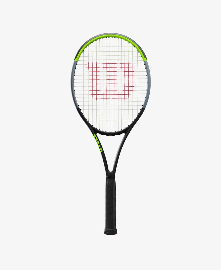 The Wilson Blade 100L V7 Tennis Racket available for sale at GSM Sports.