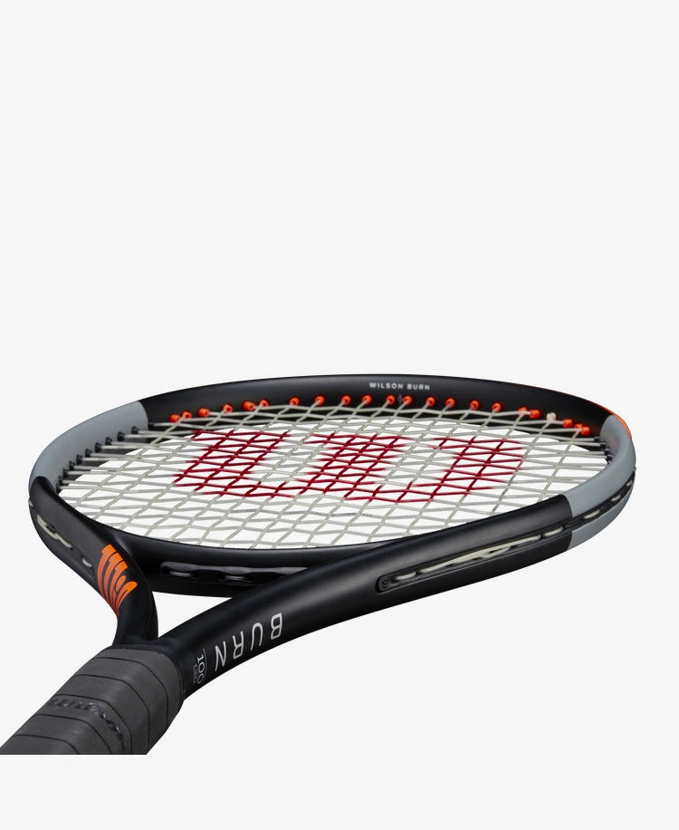 The Wilson Burn 100 V4 Tennis Racket available for sale at GSM Sports.