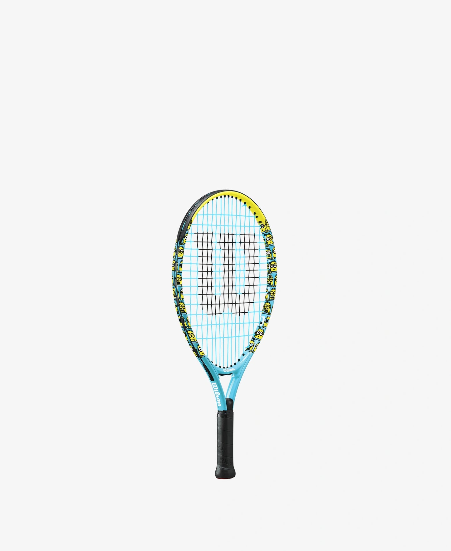 The Wilson Minions 2.0 Junior 19 Tennis Racket available for sale at GSM Sports.     