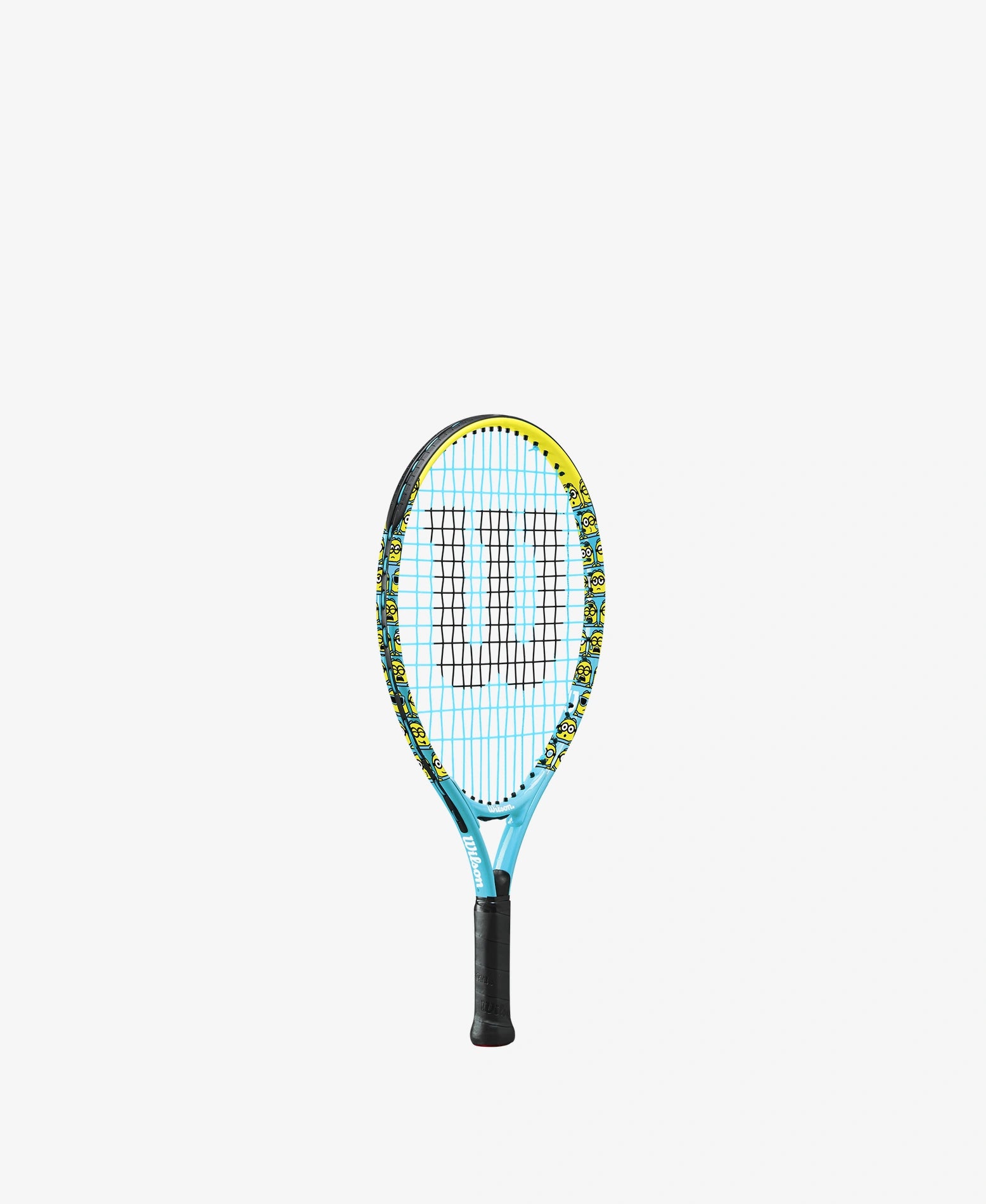 The Wilson Minions 2.0 Junior 19 Tennis Racket available for sale at GSM Sports.     