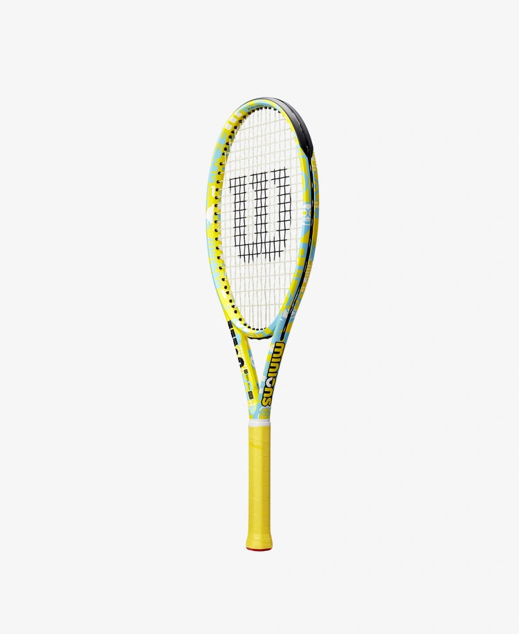 The Wilson Minions Clash 26 V2 Tennis Racket available for sale at GSM Sports.
