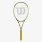 The Wilson Minions Clash 100 V2 Tennis Racket available for sale at GSM Sports.