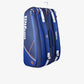 The Wilson Roland Garros Super Tour 15 Pack Racket Bag in blue available for sale at GSM Sports.