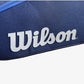 The Wilson Roland Garros Super Tour 15 Pack Racket Bag in blue available for sale at GSM Sports.