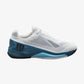 Wilson Rush Pro 4.0 Mens Tennis Shoe- White / Blue Coral / Blue Atoll