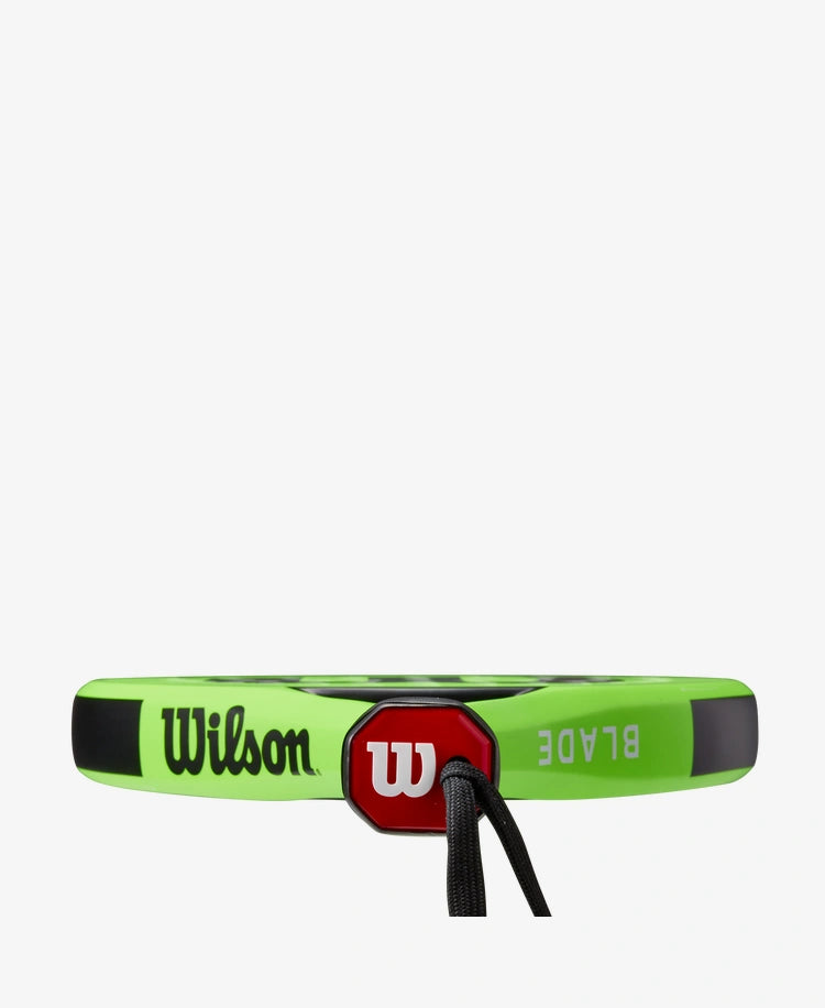 The Wilson Blade Team V2 Padel Racket in green which is available for sale at GSM Sports.