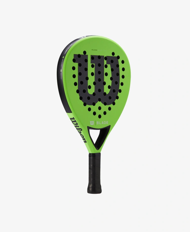 The Wilson Blade Team V2 Padel Racket in green which is available for sale at GSM Sports.