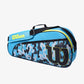 The Wilson Junior 3 Pack Racket Bag in Blue and Lime colour available for sale at GSM Sports.