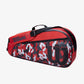 The Wilson Junior 3 Pack Racket Bag in Red and Black colour available for sale at GSM Sports.