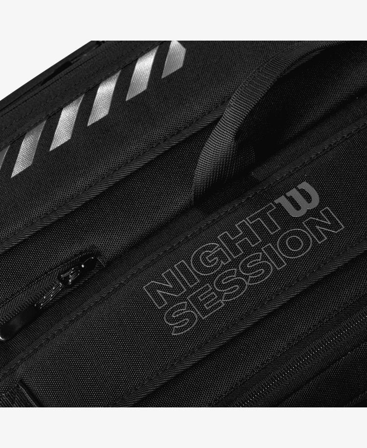 The Wilson Night Session Tour 12 Pack Racket Bag available for sale at GSM Sports.