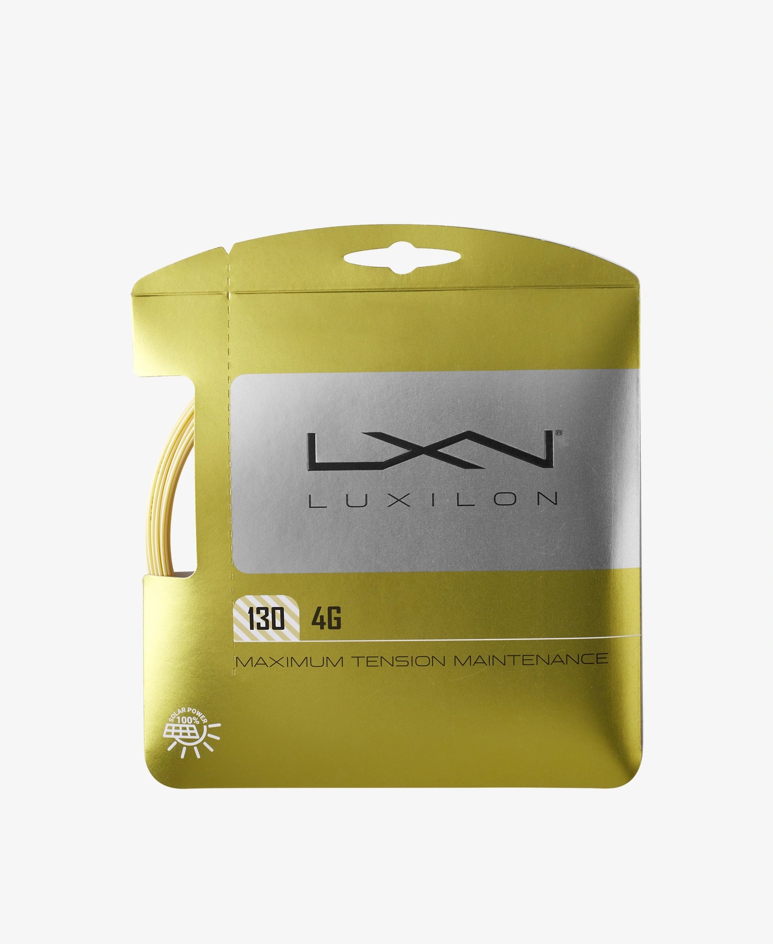 The Luxilon 4G 130 Tennis String-Set available for sale at GSM Sports.