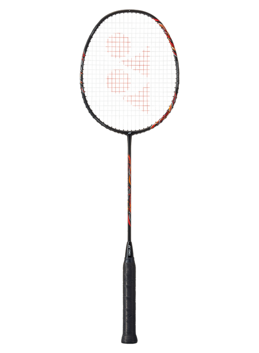 The Yonex Astrox 22 LT Badminton Racket in black and red which is available for sale at GSM Sports.   