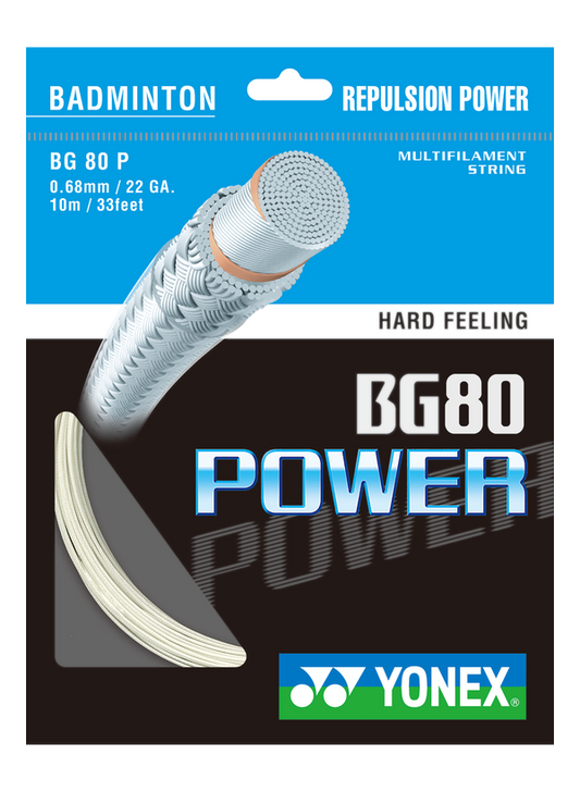 A set of Yonex BG80 Power Badminton String for sale at GSM Sports