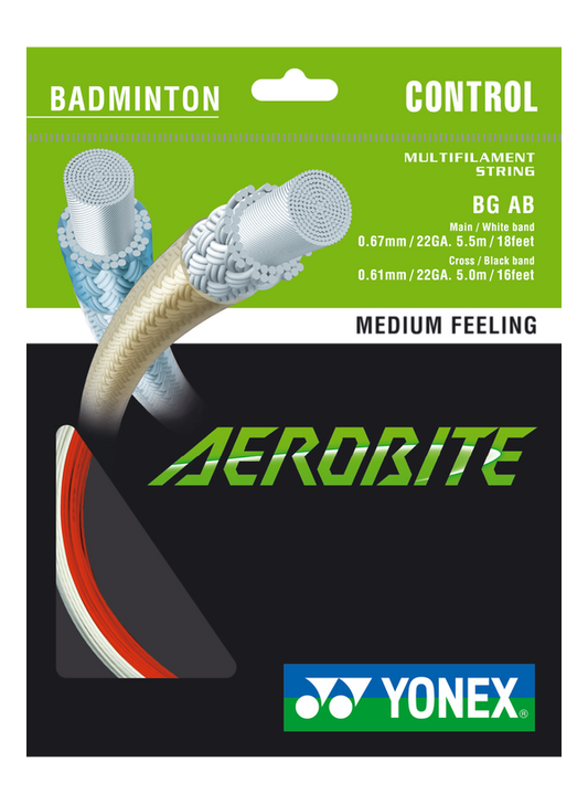 A set of Yonex Aerobite Badminton String for sale at GSM Sports