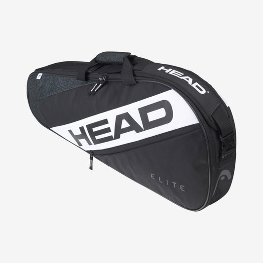 Get The Head Elite Tennis Bag that holds 3 rackets for sale at GSM Sports in Black and White
