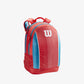 Wilson Junior Backpack - Coral/Blue/White