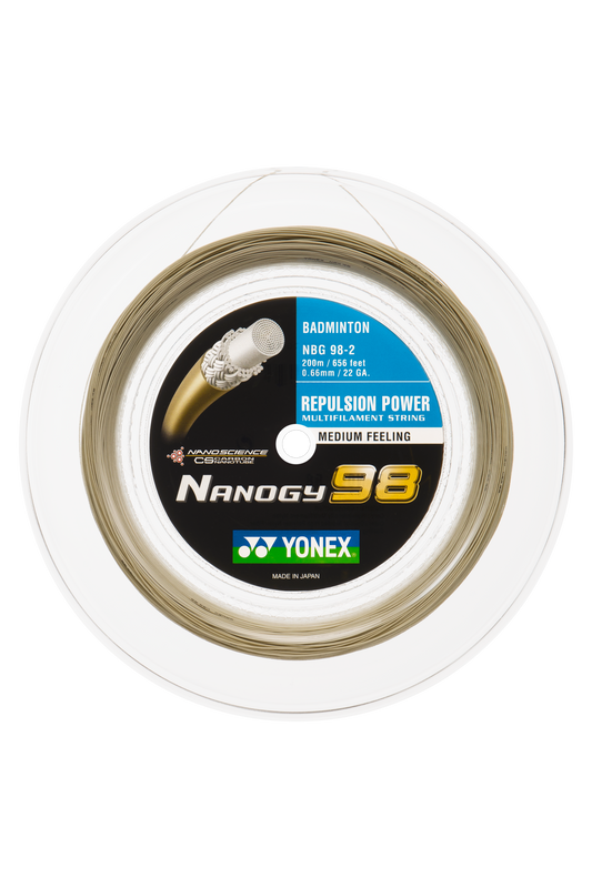 Yonex Nanogy 98 Badminton String 200 metre Reel for sale at GSM Sports