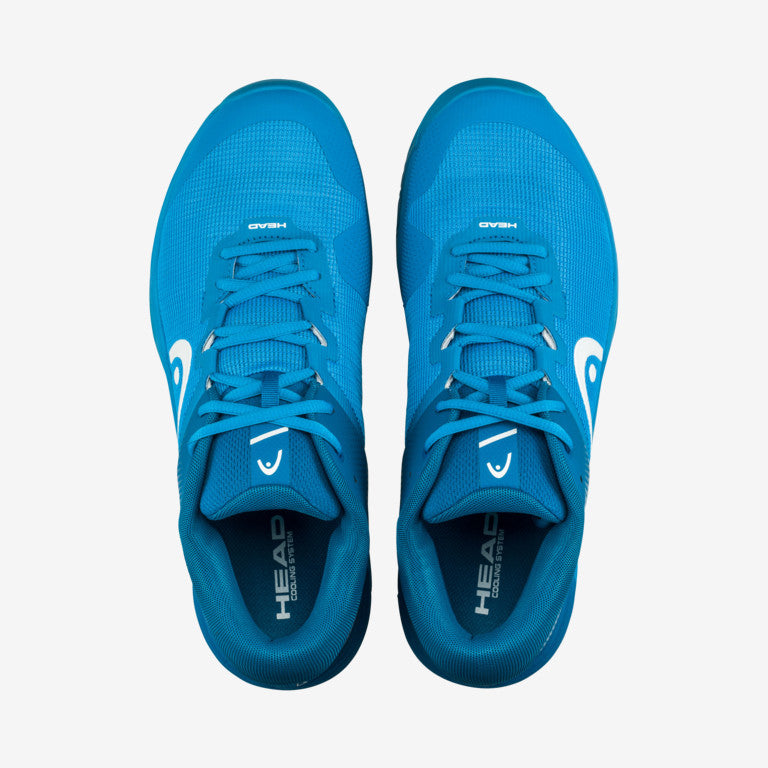 The Head Revolt Evo 2.0 Mens Tennis Shoe in blue and white available for sale at GSM Sports