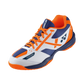 The Yonex Power Cushion 39 Badminton Shoes in White and Orange colour which are available for sale at GSM Sports.
