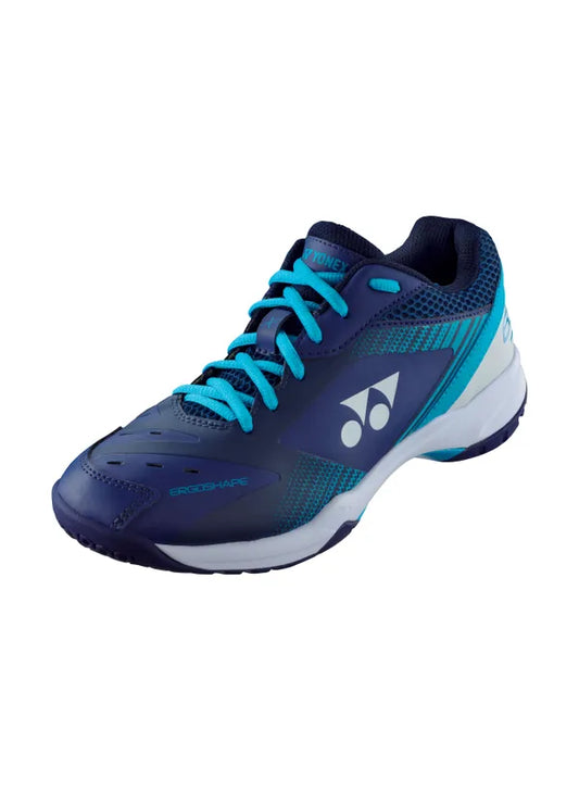 Yonex Power Cushion 65 Unisex Badminton Shoe in Blue for sale at GSM Sports